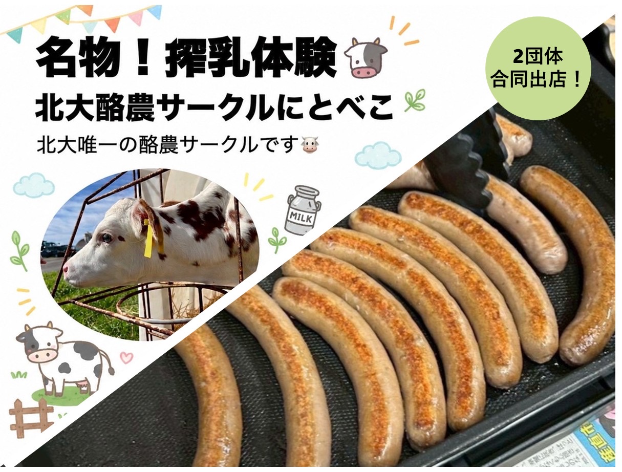名物搾乳体験／古座川ジビエ大作戦in北大